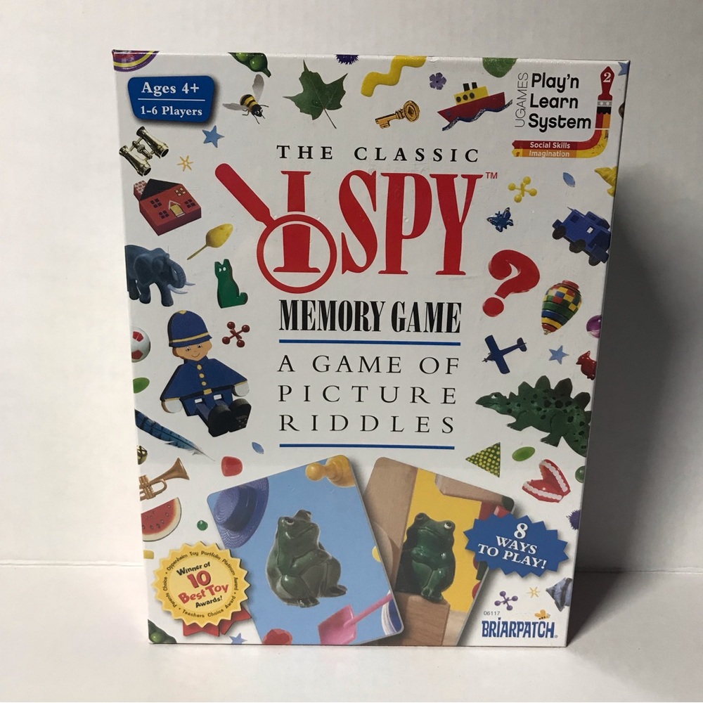 I SPY memory game classic game of picture riddles